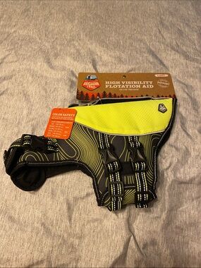 Arcadia Trail Dog Puppy Life Vest (Floatation Aid) SZ X-Small Neon Yellow NEW